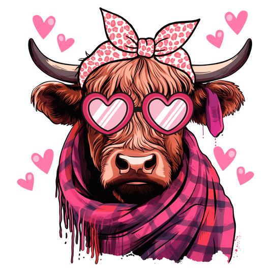 Valentine's Day 133 - Valentine Highland Cow