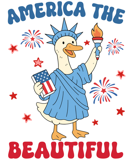 4th of July 502 - Or 31052025 Vtn 4th Of July Silly Goose America The Beautiful