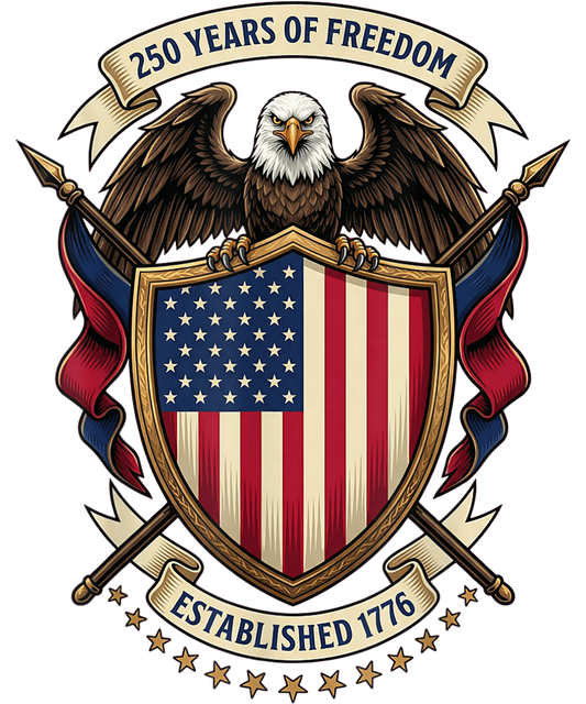 4th of July 57 - 250th Anniversary Usa 1776 2026 Patriotic American 4th July T Shirt