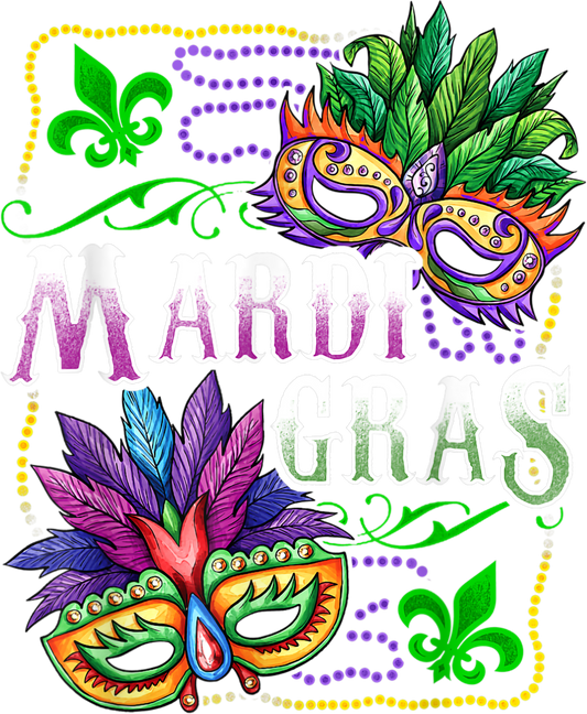 Mardi Gras 631 - Mardi Gras Mask Design Gift Party Outfit For Kids I Adults T Shirt