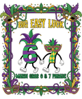 Funny Big Easy Luck 6 & 7 Mardi Gras Parade Six Seven Meme Sweatshirt
