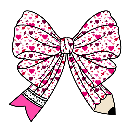 Valentine's Day 118 - Teacher Coquette Bow