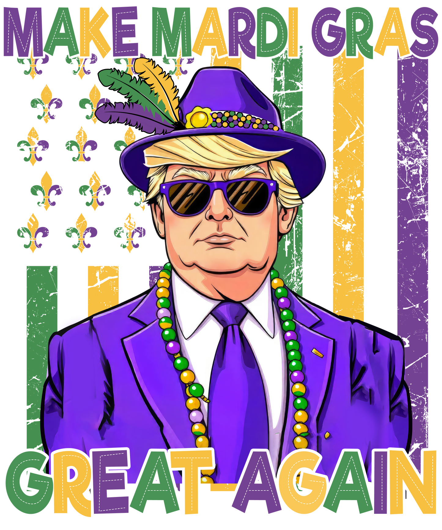 Mardi Gras 980 - Or 712025 Vtn Make Mardi Gras Great Again Trump