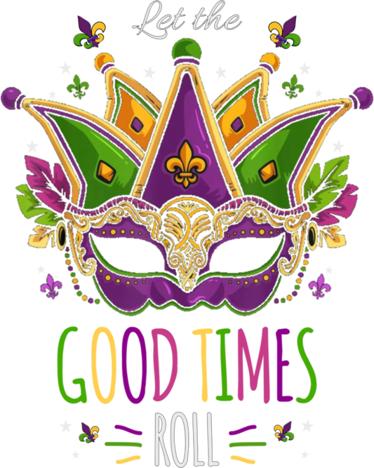 Mardi Gras 511 - Let The Good Times Roll Mardi Gras Pullover Hoodie