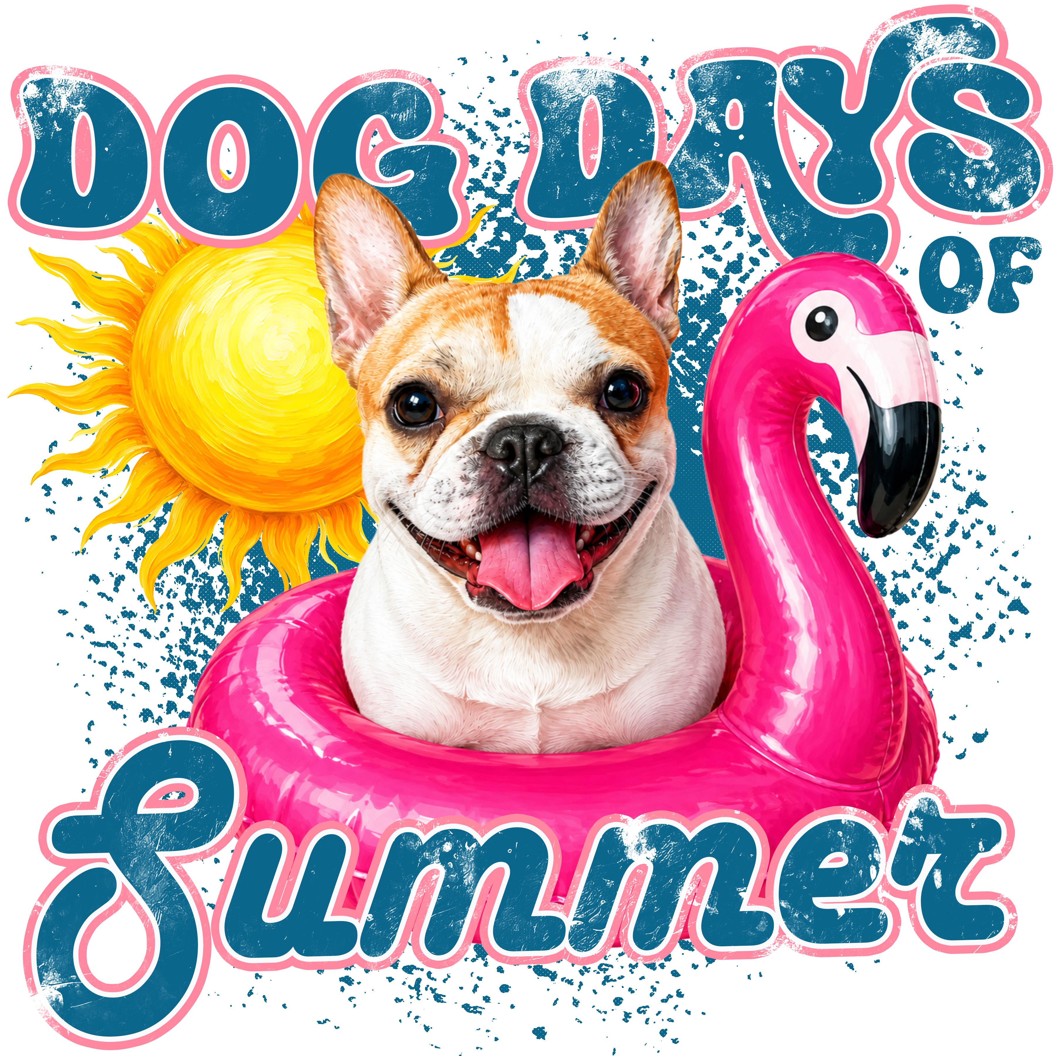 Randomness 1607 - Tan White Frenchie Dog Days