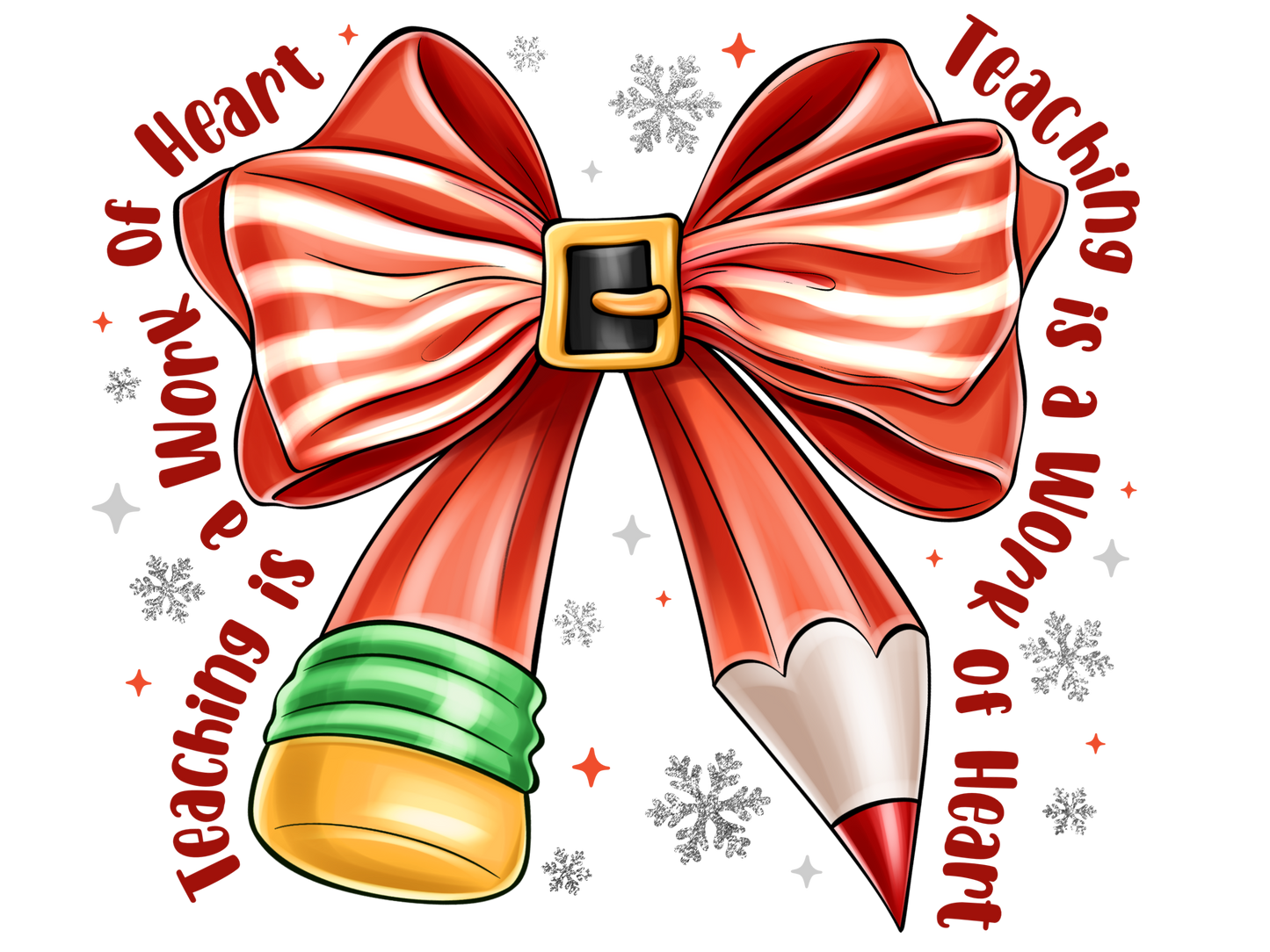 Teacher 690 - Teacherchristmasbow