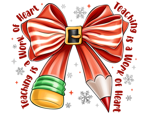 Teacher 690 - Teacherchristmasbow