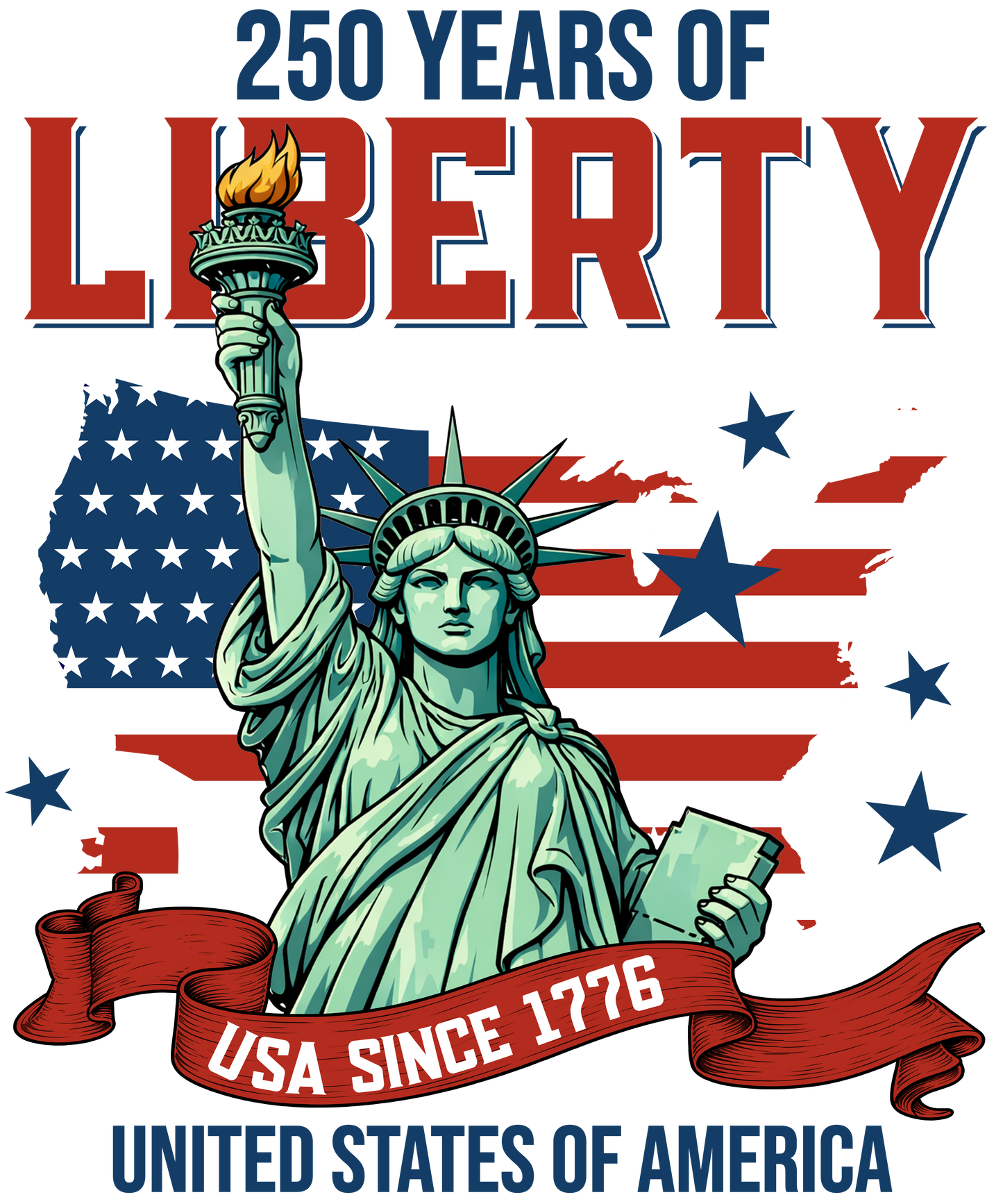 4th of July 440 - Or 06032026 Nhuy 250 Years Of Liberty 250th Usa