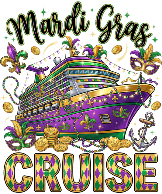Mardi Gras 602 - Mardi Gras Cruise Crew 2026 Family Friend Group Vacations Sweatshirt (6)