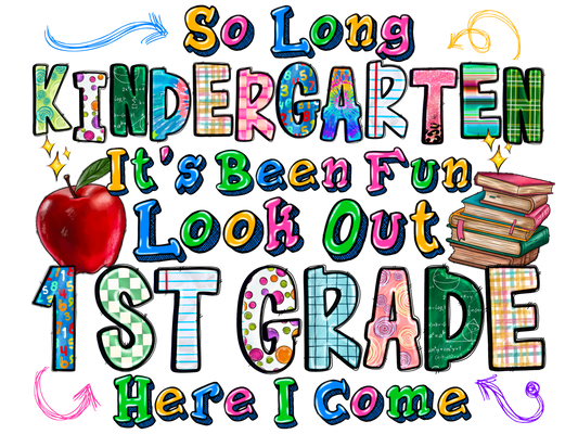 Teacher 625 - Solongkindergartenitsbeenfunlookout1stgradehereicome