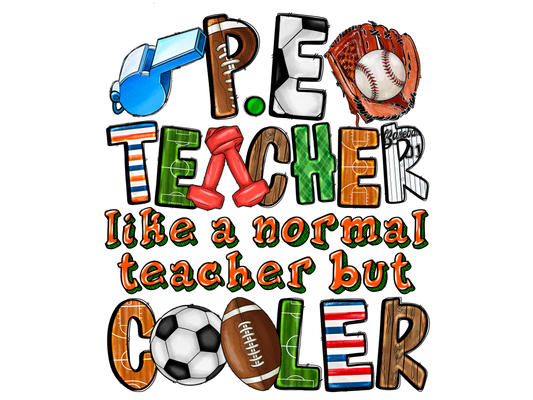 Teacher 531 - P.Eteacherlikeanormalteacherbutcooler