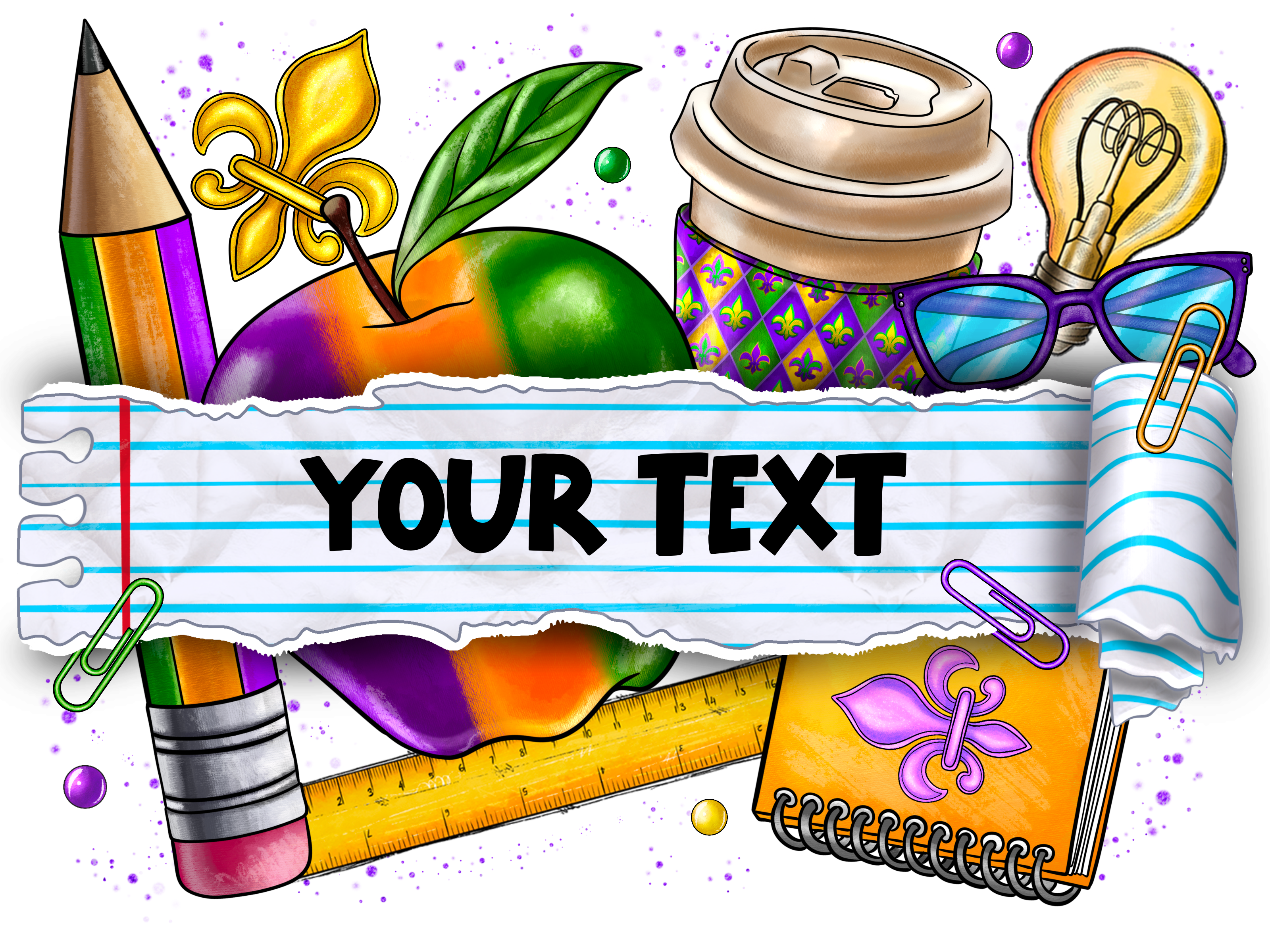 Teacher 469 - Mardigrasteachercustome
