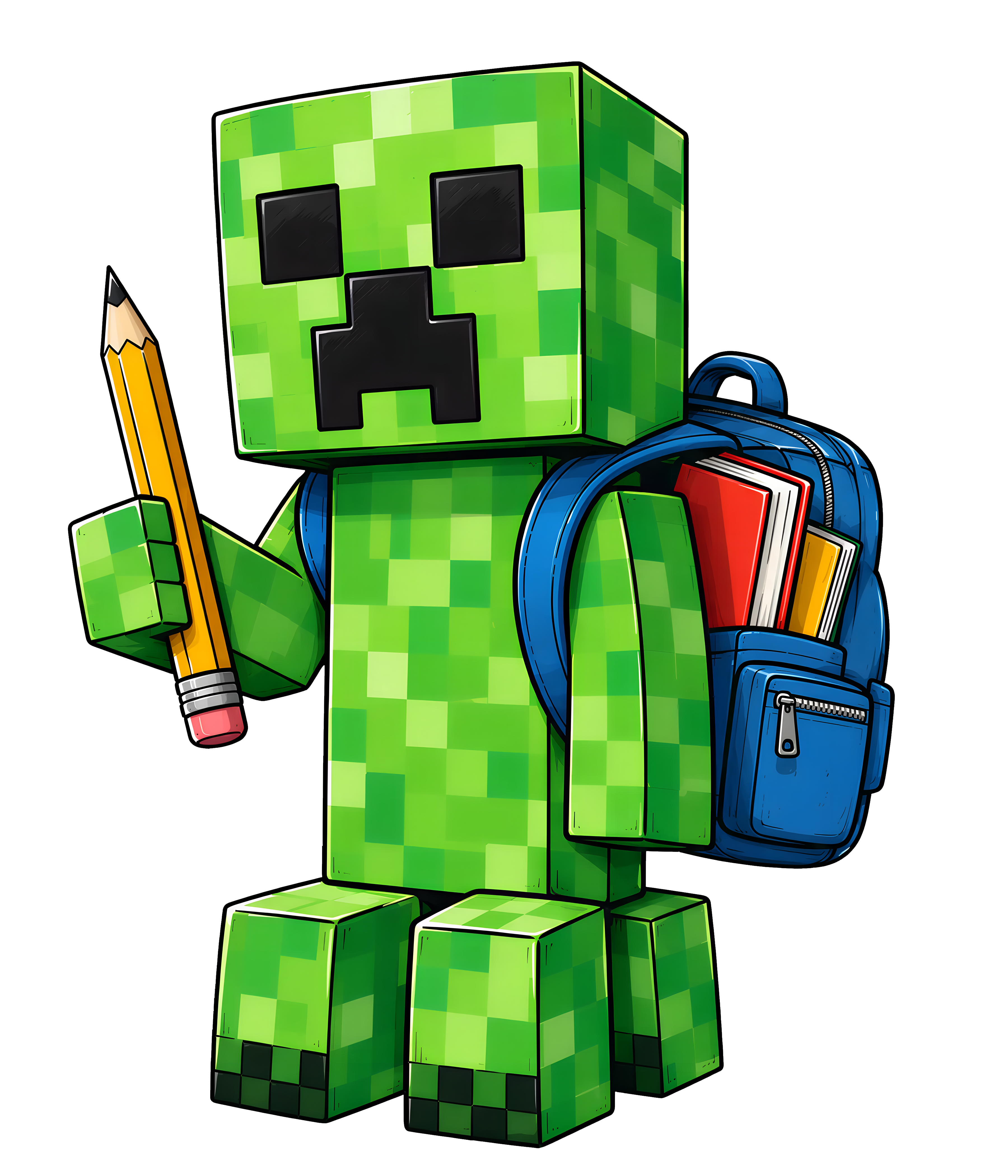 Randomness 1117 - Minecraft School