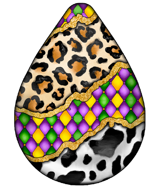Mardi Gras 768 - Mardigrasearringteardrop11