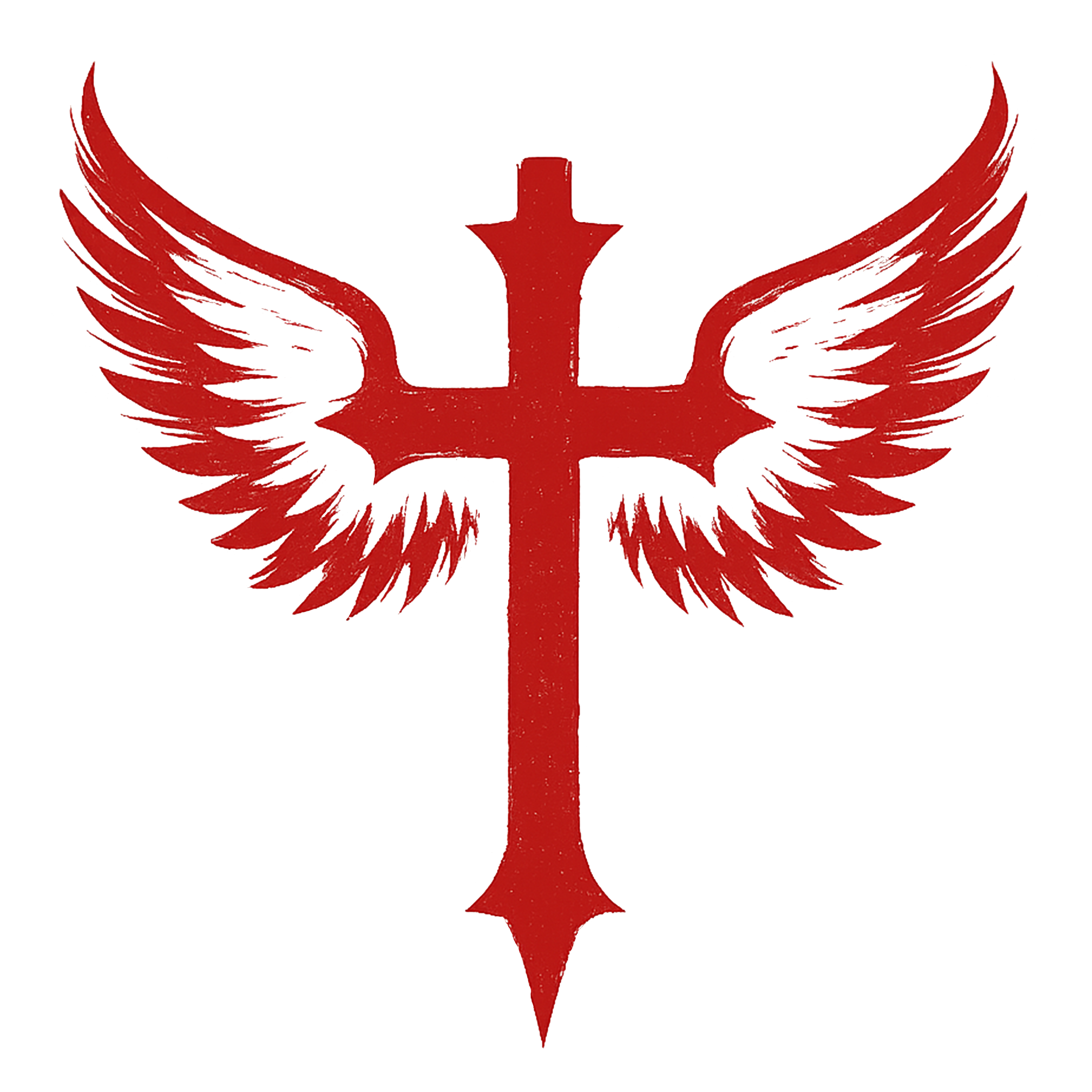 Majestic Cross with Angel Wings 2
