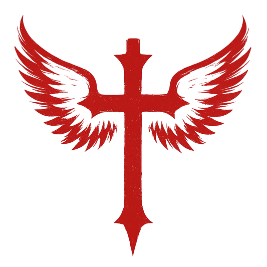 Majestic Cross with Angel Wings 2