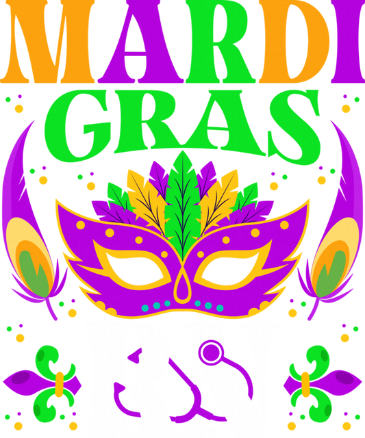 Mardi Gras 999 - Registered Nurse Mardi Gras New Orleans Nursing Rn Nurse Sweatshirt