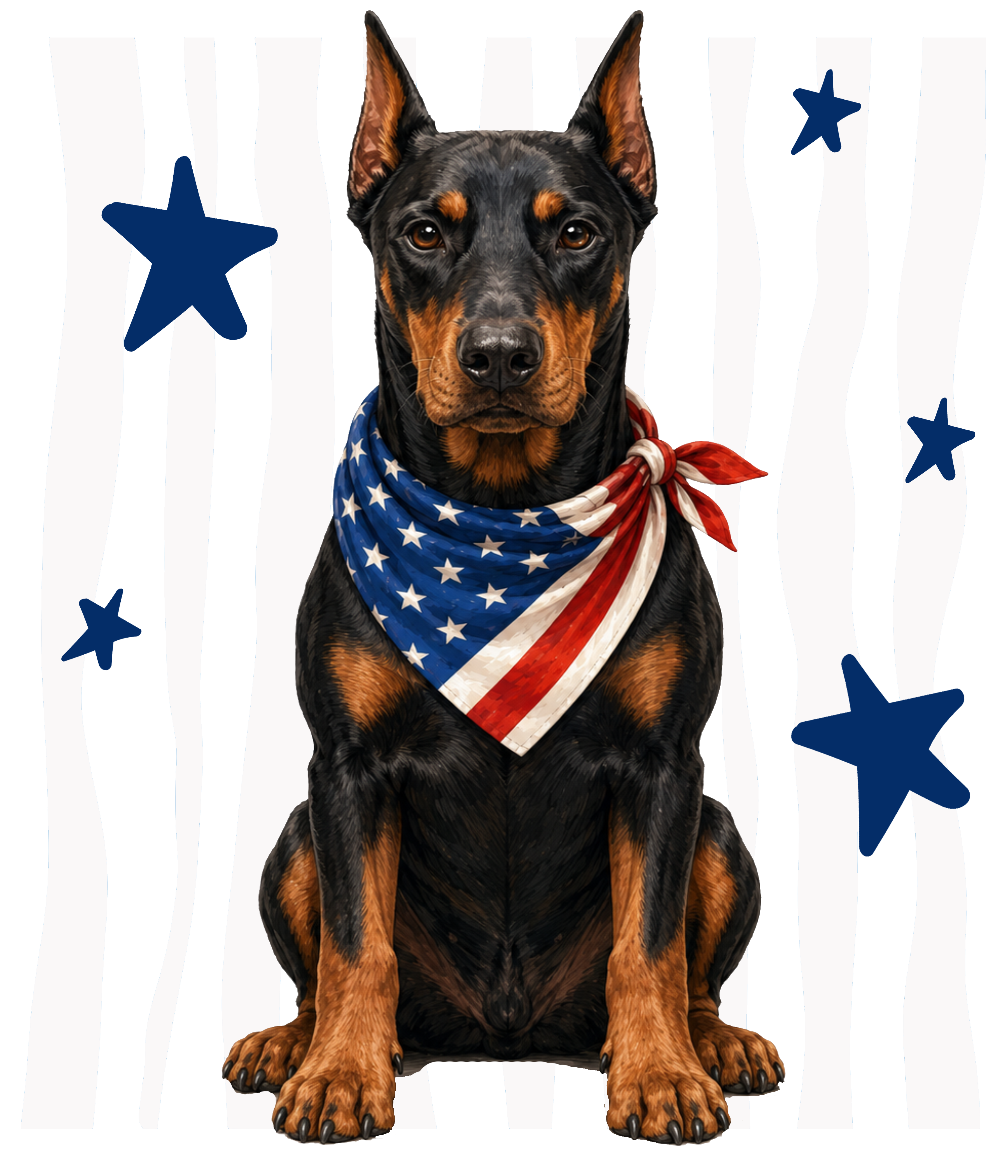 Randomness 555 - Doberman Usa Front
