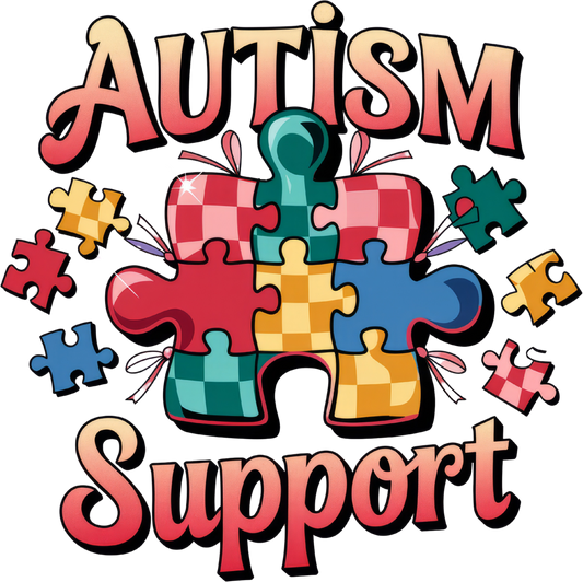 Autism 270 - Autism Awareness Coquette Bow Png