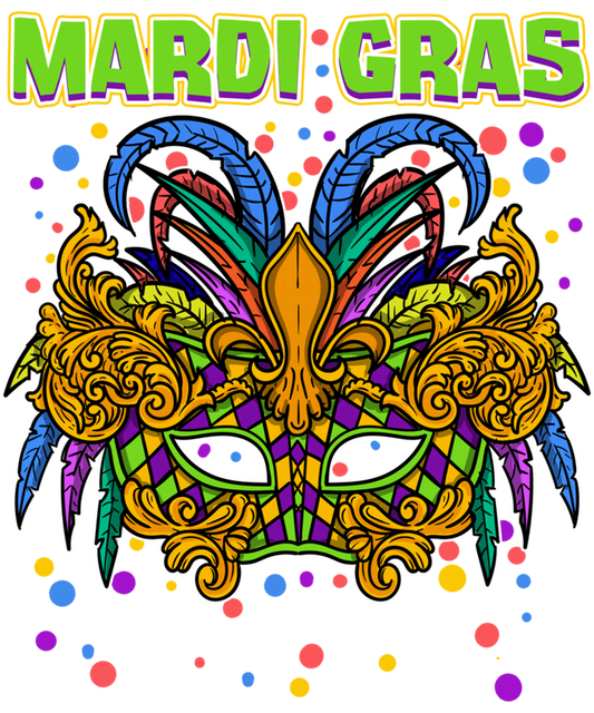 Mardi Gras 638 - Mardi Gras New Orleans Carnival Halloween Sweatshirt