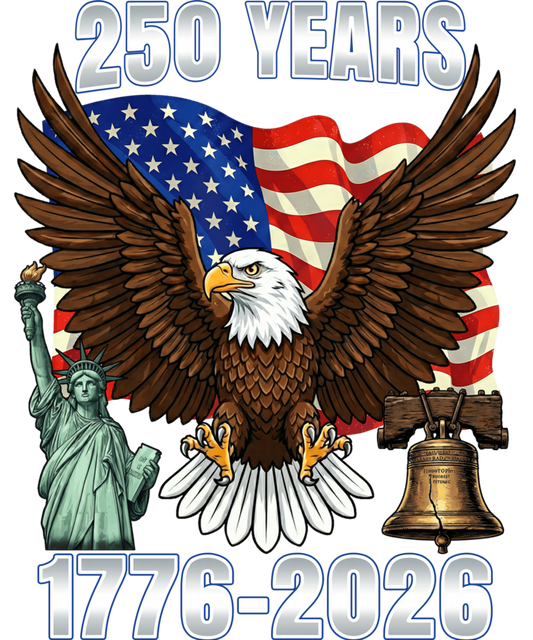 4th of July 45 - 250 Years American Anniversary 250th Independence Day Sweatshirt