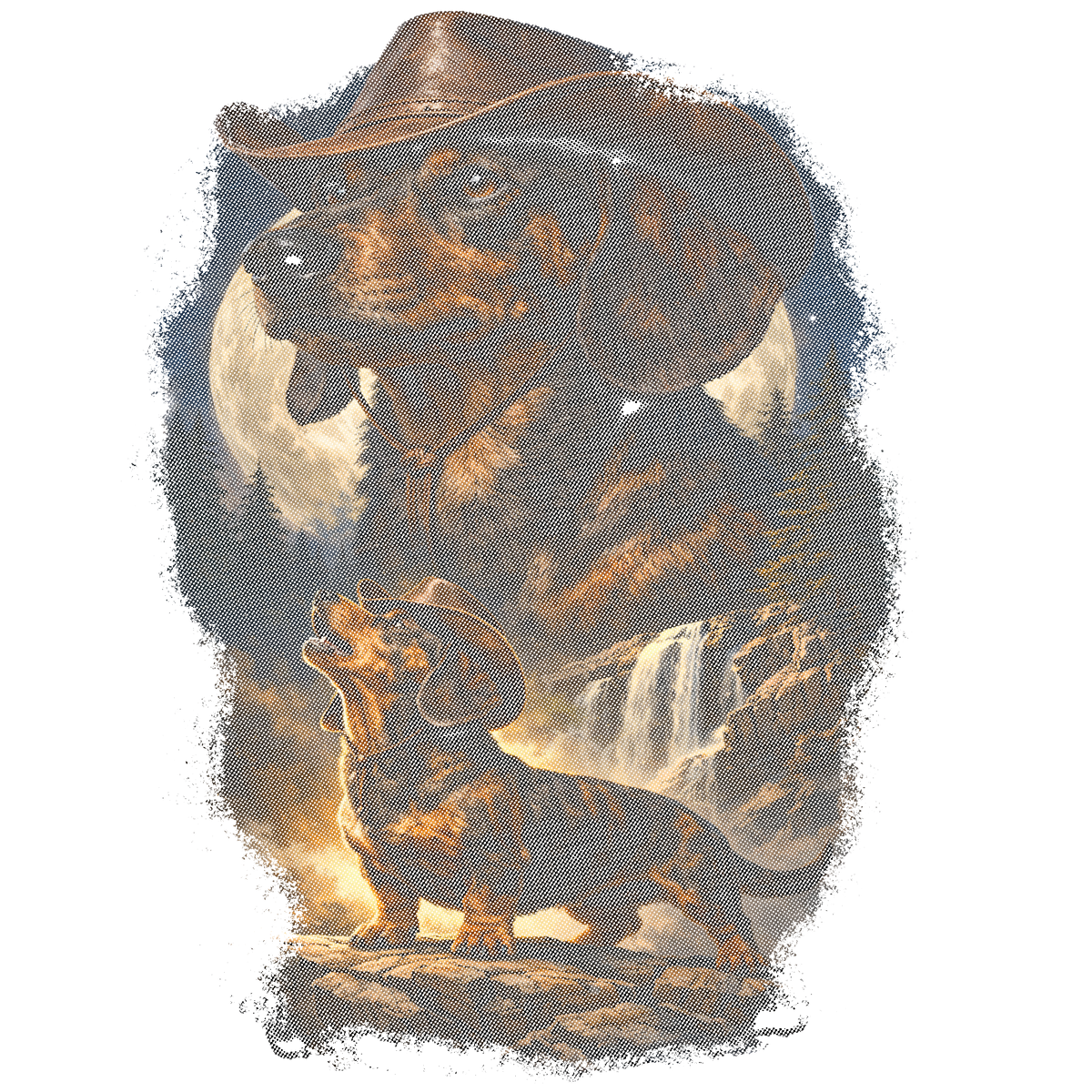Randomness 1777 - Weiner Dog Halftone