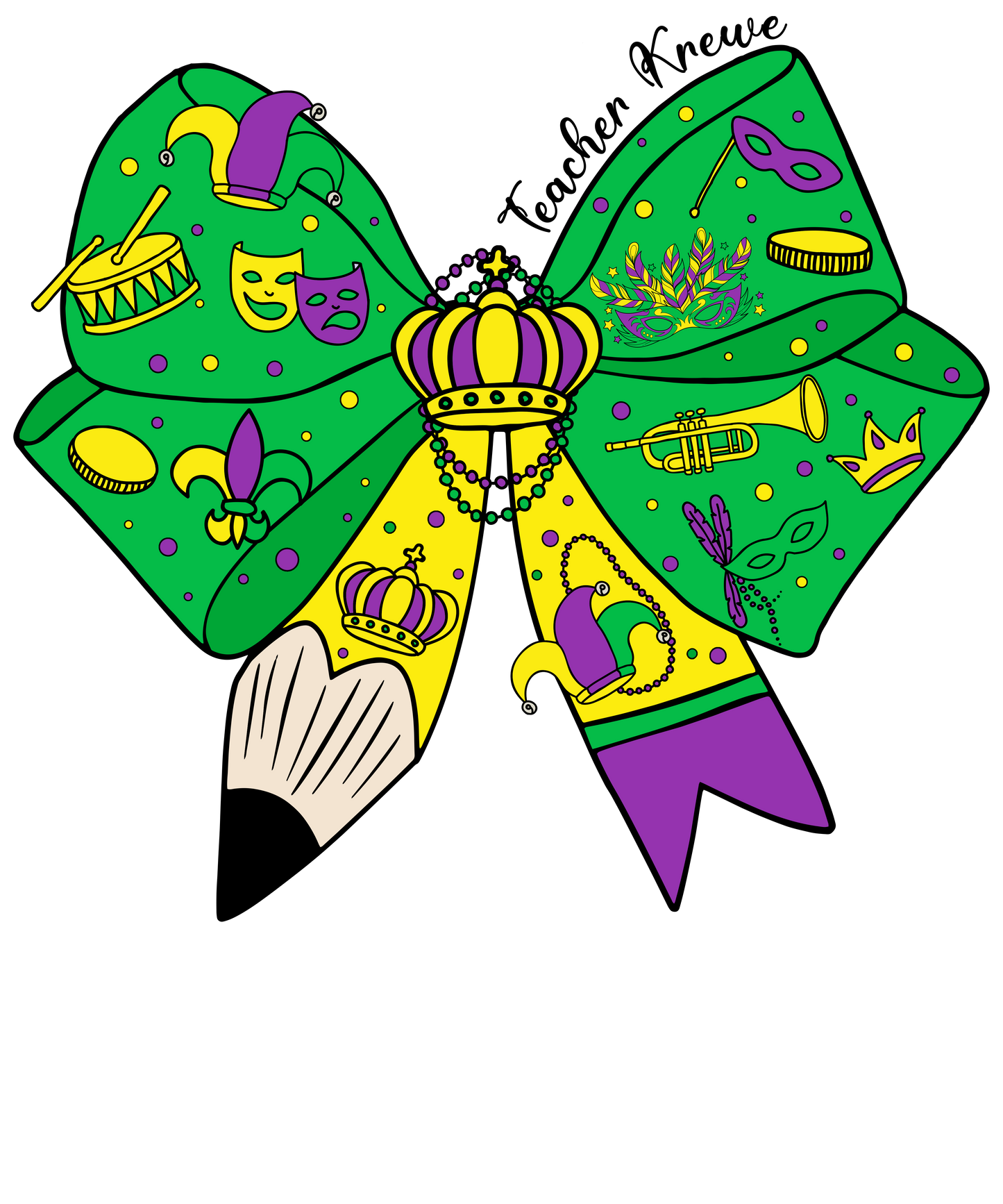 Mardi Gras 968 - Or 31122024 Vtn Teacher Krewe Mardi Gras Custom Name