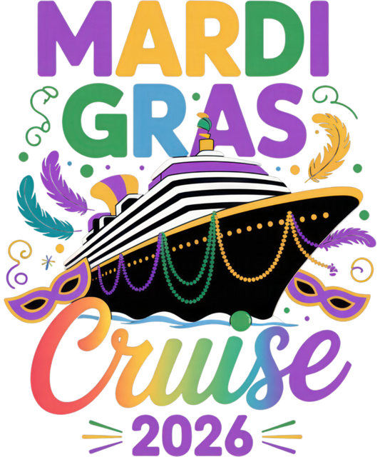 Mardi Gras 594 - Mardi Gras Cruise 2026 Enthusiast Fun Vacation Celebration Sweatshirt