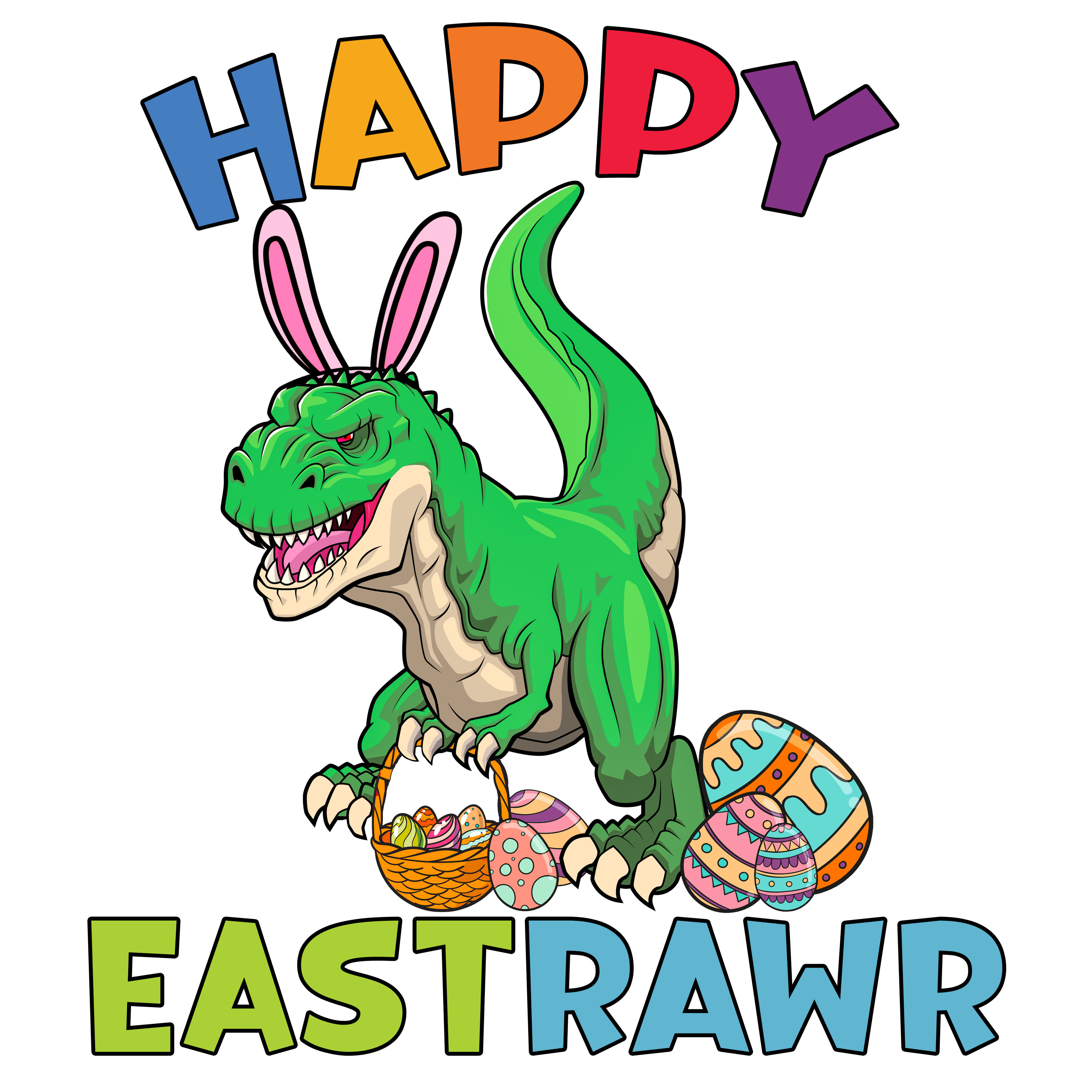 Easter 39 - Green Happy Easterawr (1)