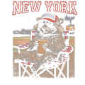 Randomness 1217 - New York Yankees Halftone Raccoon
