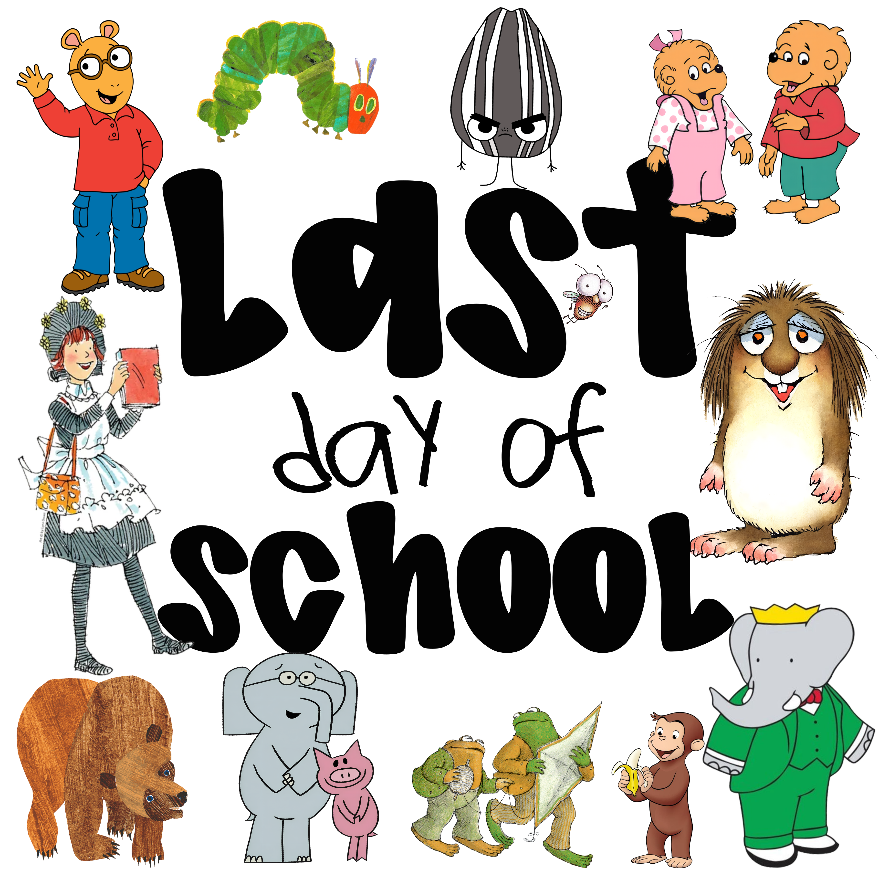 Randomness 971 - Last Day Of School Book Characters