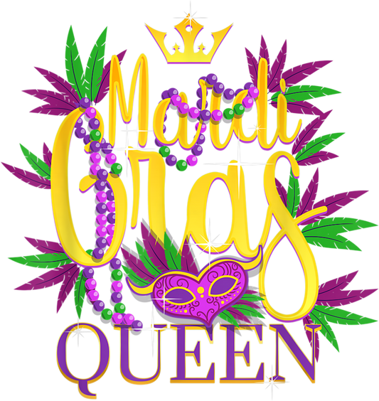 Mardi Gras 649 - Mardi Gras Queen 2019 Fun Costume T Shirt For Men Or Women
