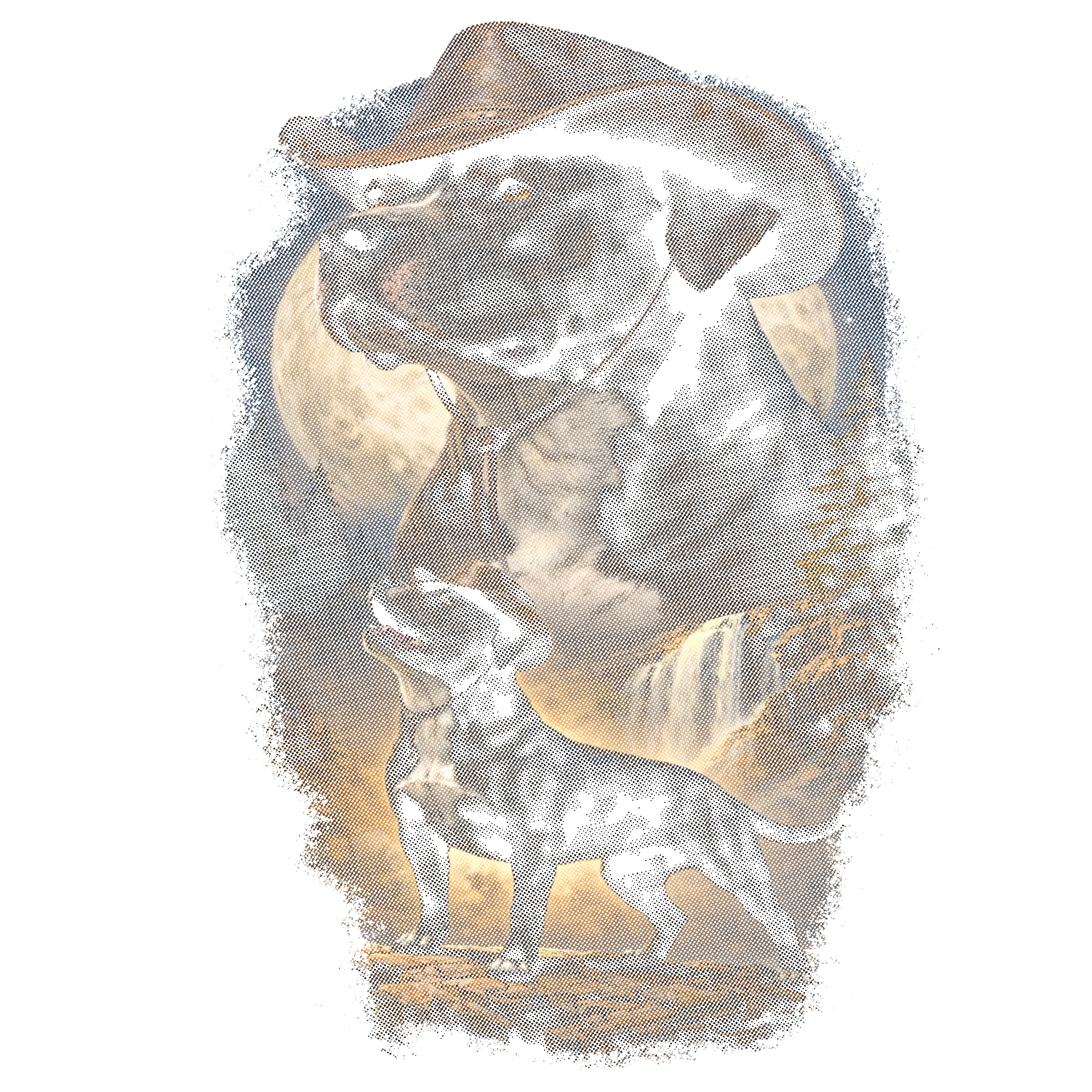 Randomness 1325 - Pitbull Western Halftone