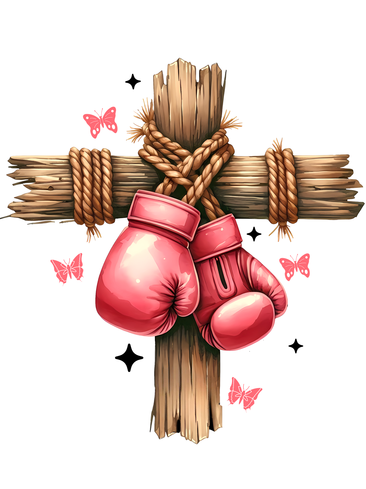 Cross boxing gloves