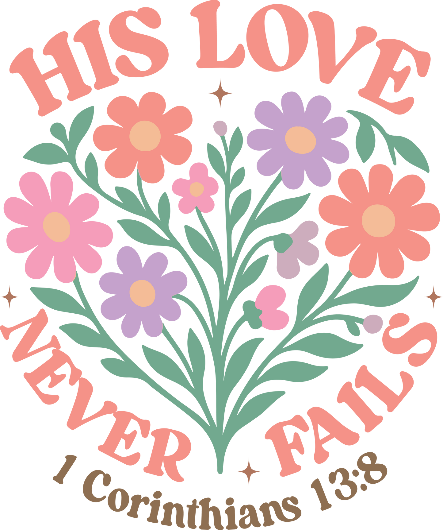 his love never fails