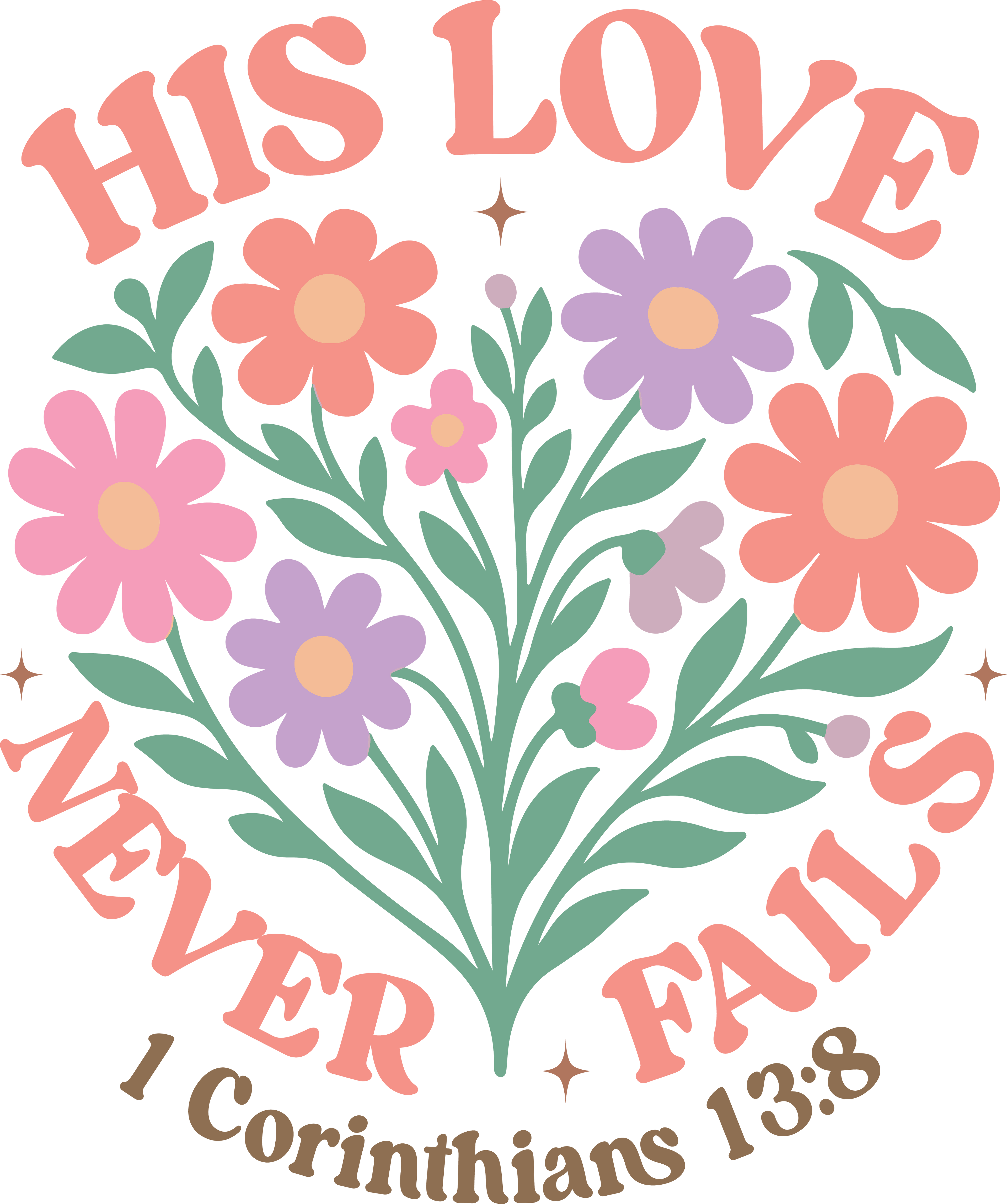 his love never fails