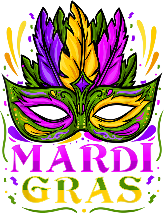 Mardi Gras 634 - Mardi Gras Mask T Shirt