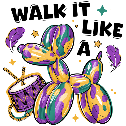 Mardi Gras 1035 - Walk It Like A Dog 112234751 Walk It Like A Dog Mardi Gras Png