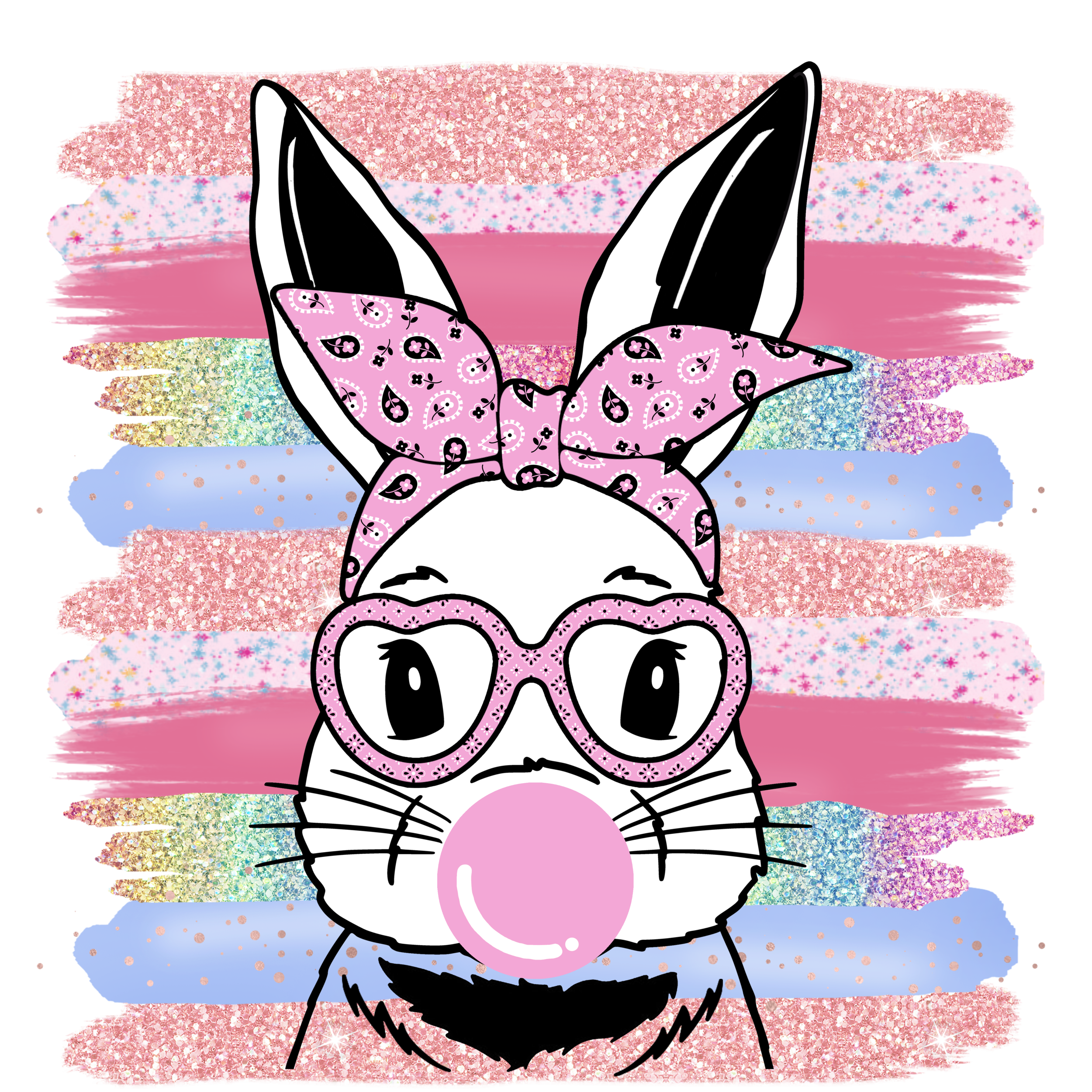 Easter 10 - Bunny With Glasses
